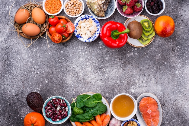 Alimenti ricchi di collagene. prodotti sani