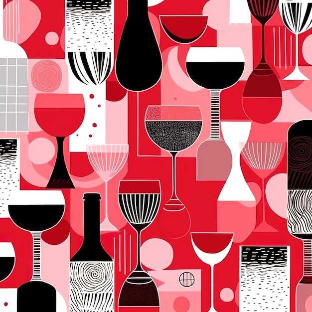 Photo food seamless pattern