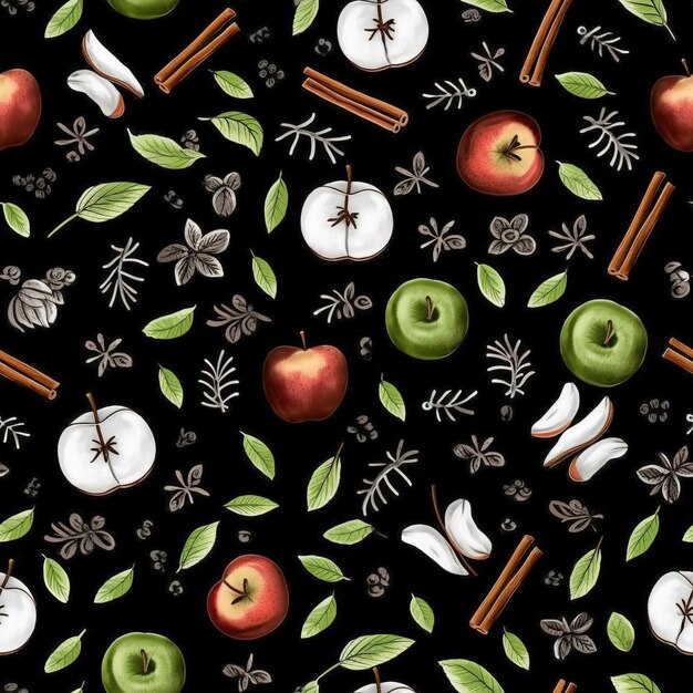 Food seamless pattern