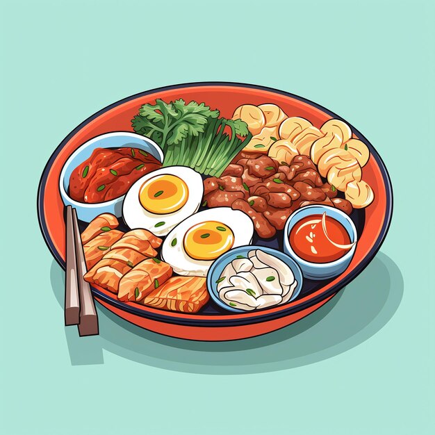food simple illustration