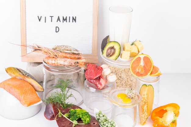 Photo food sources of vitamin d