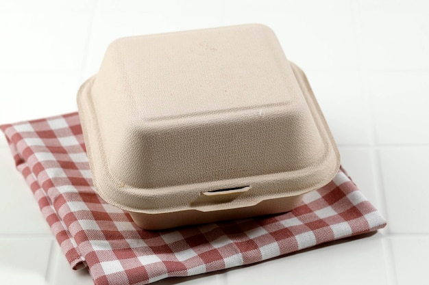 Food Takeaway Packaging Made from Paper Pulp Bagasse