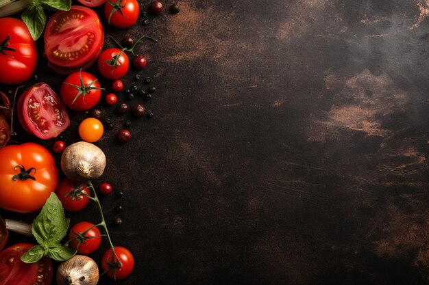 food top view photos background