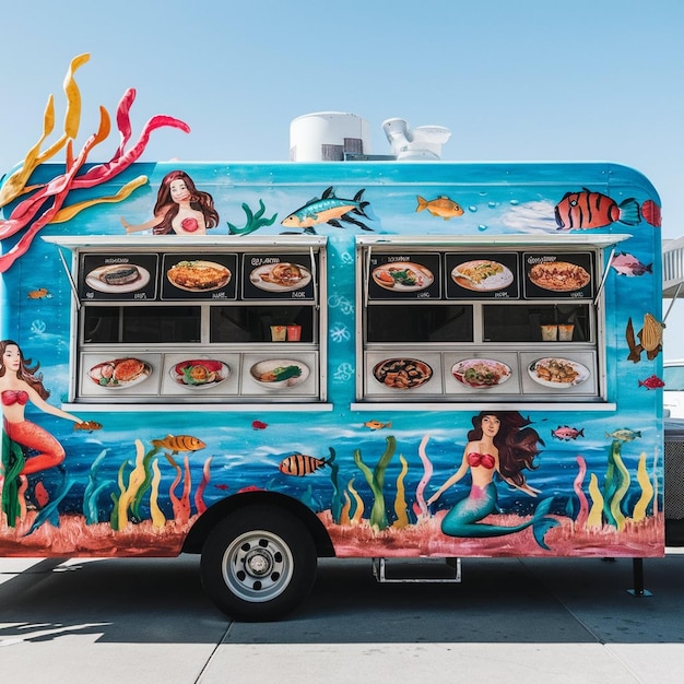 Food Truck with Themed Decor