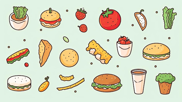 Photo food vector