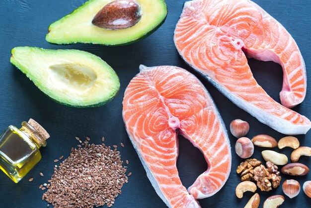 Food with Omega-3 fats