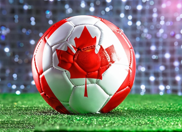 Foot logo Canada day celebration concept