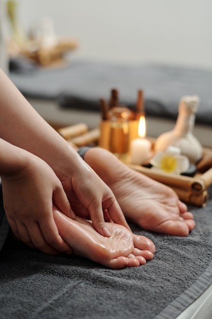 Foot Massage with Oils