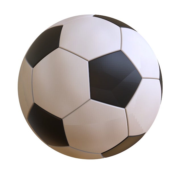 Football 3d render