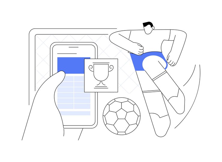 Photo football abstract concept vector illustration