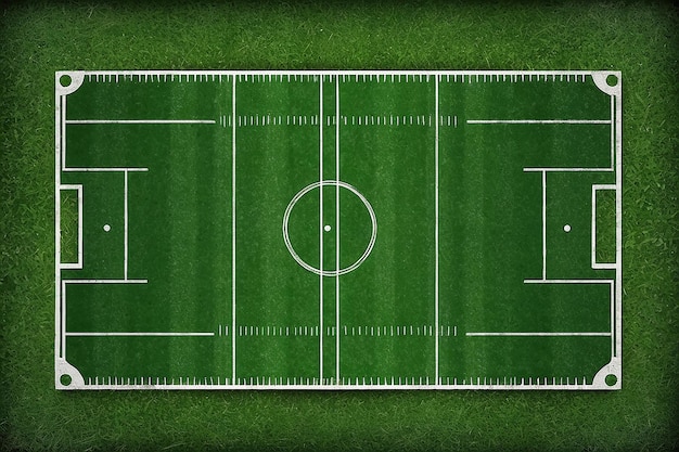 Photo football field background with copy space