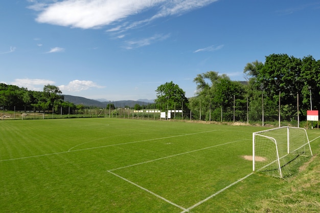 Photo football field