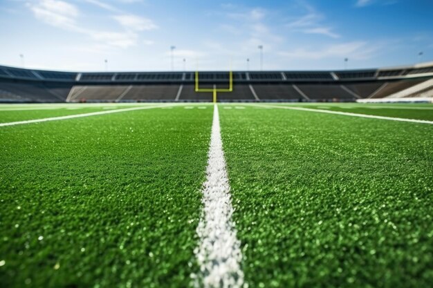 Photo football field