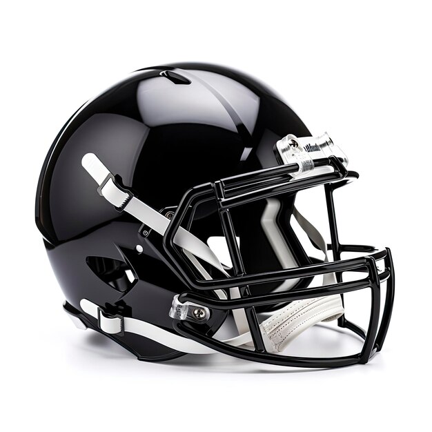 A football helmet on a white background