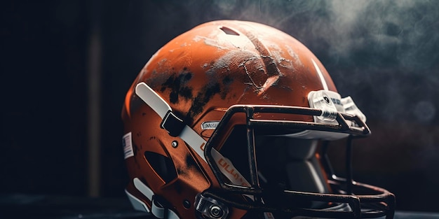 A football helmet with the word " cleveland " on it