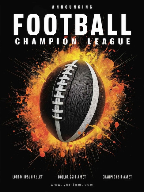 a football is being thrown in the air with a burning ball in the air