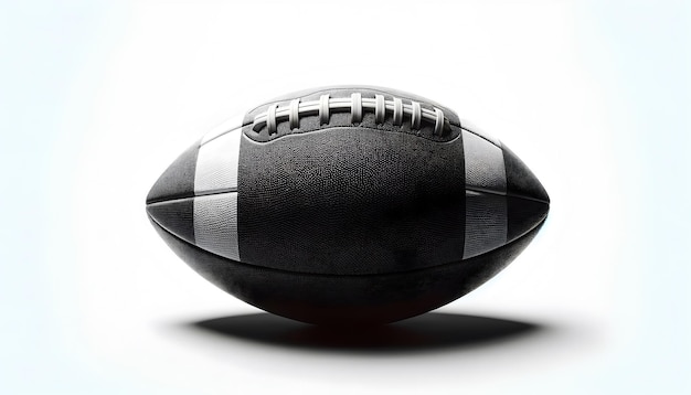 Photo football is isolated on a white background