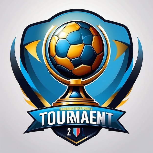 Football logo which is the prestigious event of the tournament