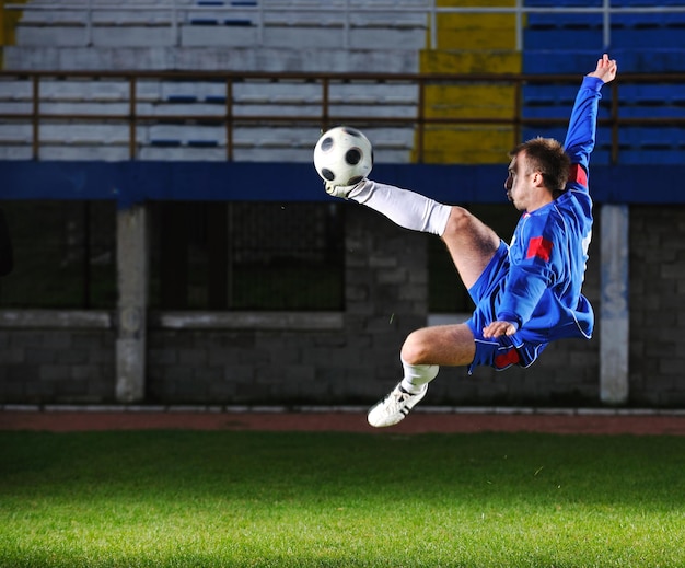 football player in action