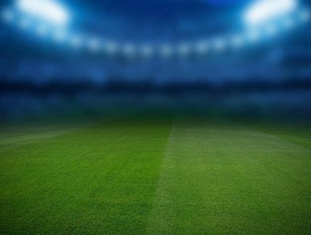 Football or soccer stadium background.