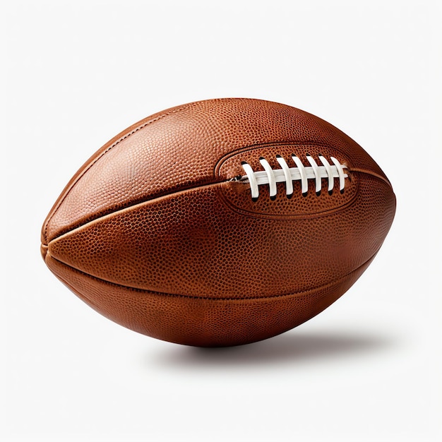 Photo a football on a white background