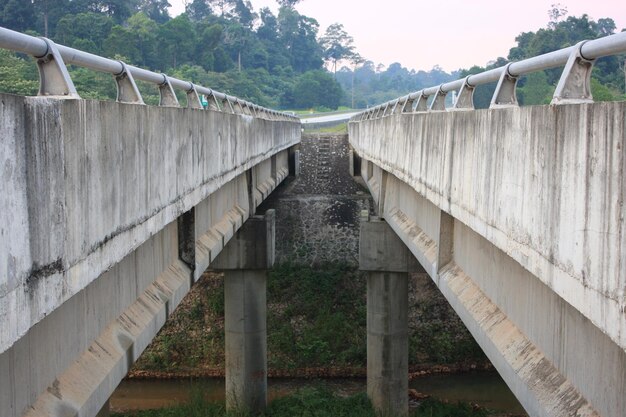 Footbridge over water