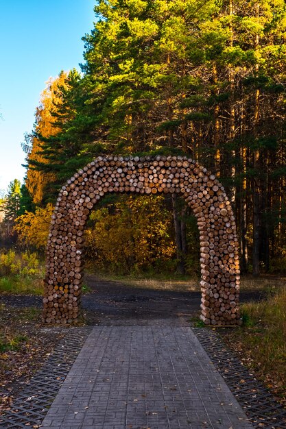 Фото Пешеходная тропа в парке