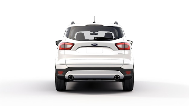 Ford Escape back view mockup