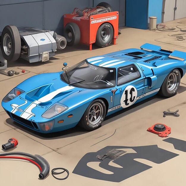 Photo ford gt40 car