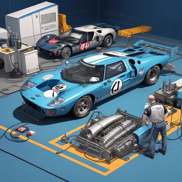 Foto auto ford gt40