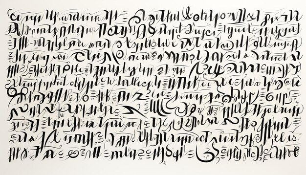 a foreign script a strange syllabic writing system