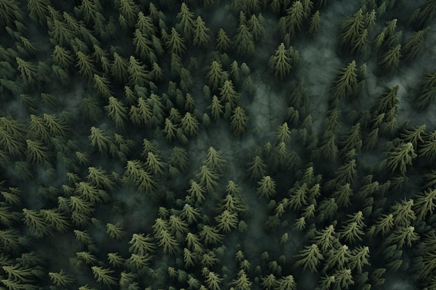 Forest Drone photography