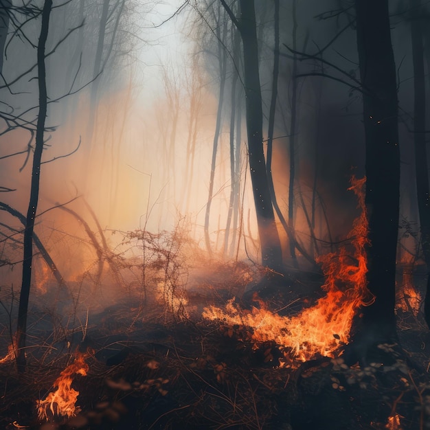 Forest fire generative ai