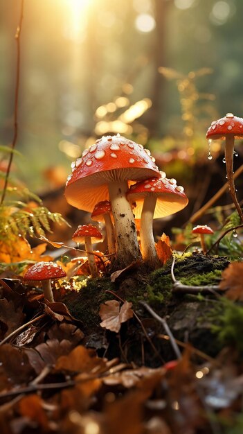 Forest Fungi Autumnal Beauty