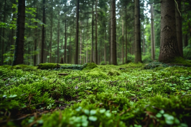 Photo forest ground dense