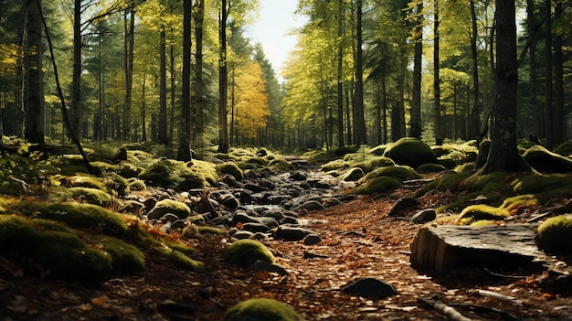 forest HD wallpaper photographic image