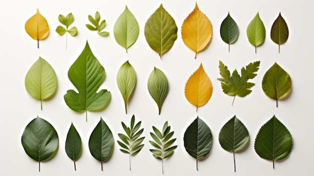 Photo forest herbarium leaves branch twigs botanical