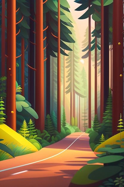 Forest illustration