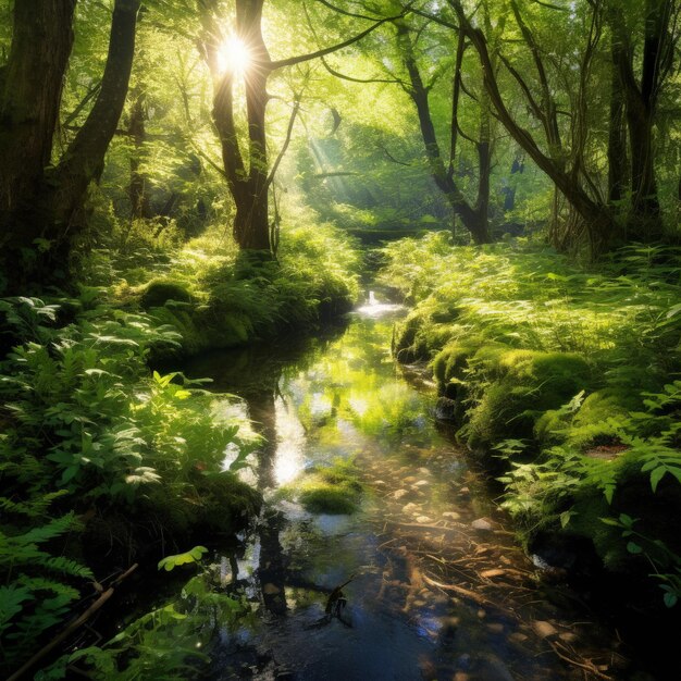 森の風景