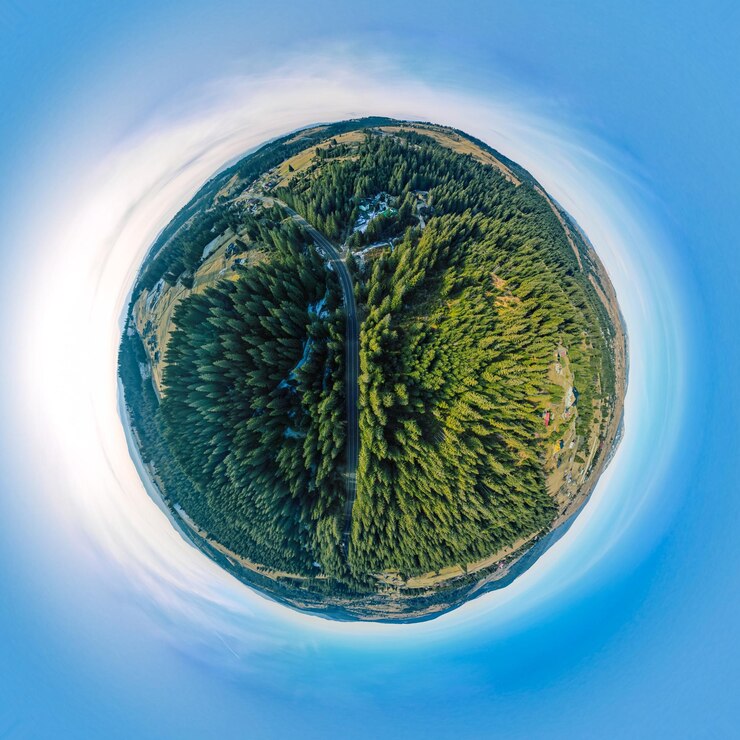 Фотография лесные горы фото панорама 360 градусов