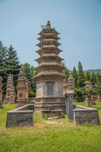 Forest pagodas of the Shaolin Monastery