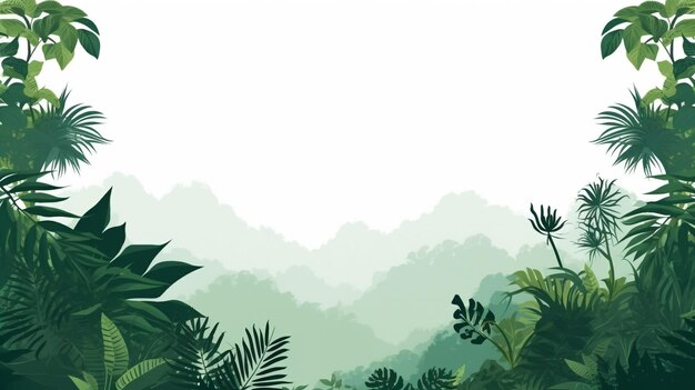 forest silhouette background