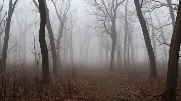 A forest with a path that has a path that has a path that has a leaf that says'forest'on it