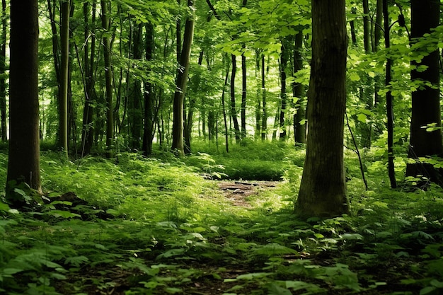 Foto il santuario del rifugio delle foreste nel bosco