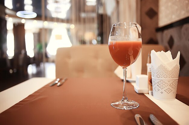 fork and knife serving in the interior of the restaurant / table in a cafe, food industry catering, menu