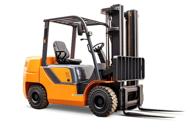 A forklift with a lift