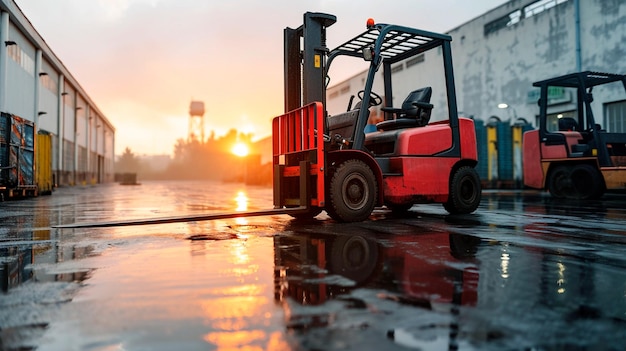 forklift at work