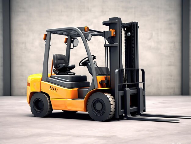 Photo forklifts truck isolated on background