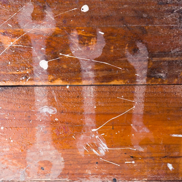 Form of tools on wooden background