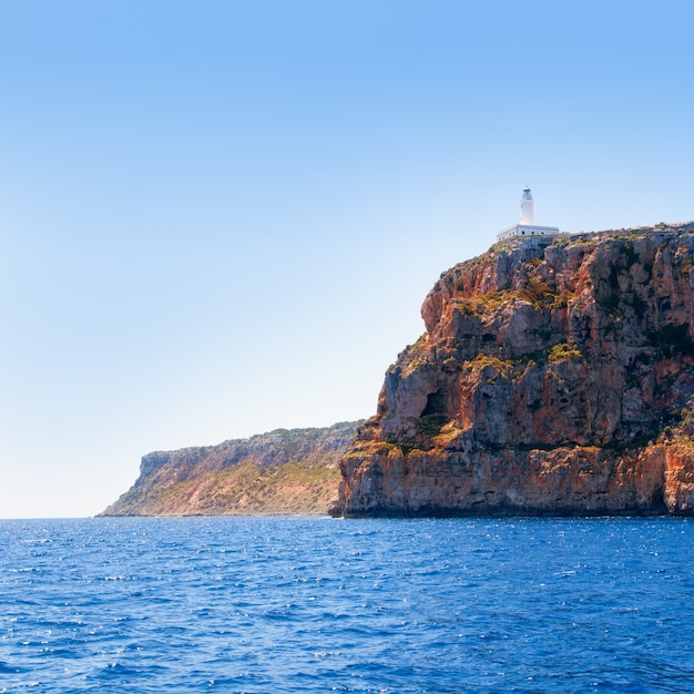 Formentera faro de la mola faro vista mare